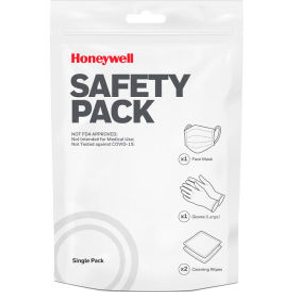 Honeywell North Single-Use Disposable Safety Pack Includes Masks Gloves & Wipes