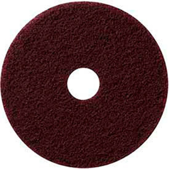 Global Industrial 18"" Stripping Pad Purple 5 Per Case