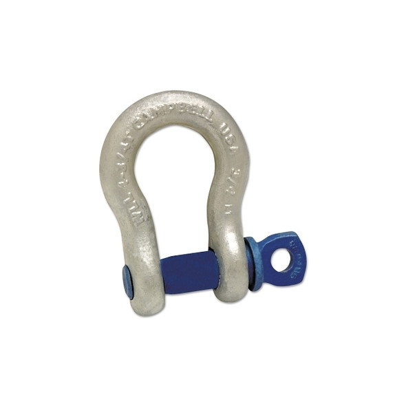 419-S Series Anchor Shackle, 5/8 in Bail Size, 3.25 Tons, Screw Pin Shackle