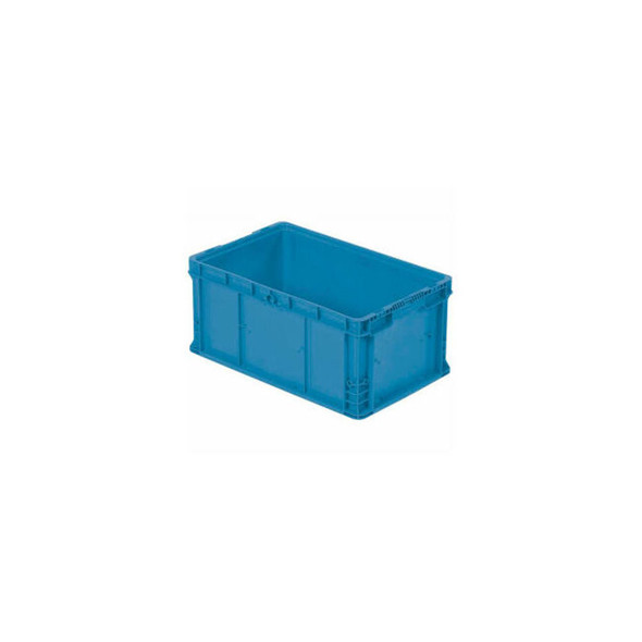 ORBIS Stakpak Modular Straight Wall Container 24""L x 15""W x 11-1/2""H Blue Pol