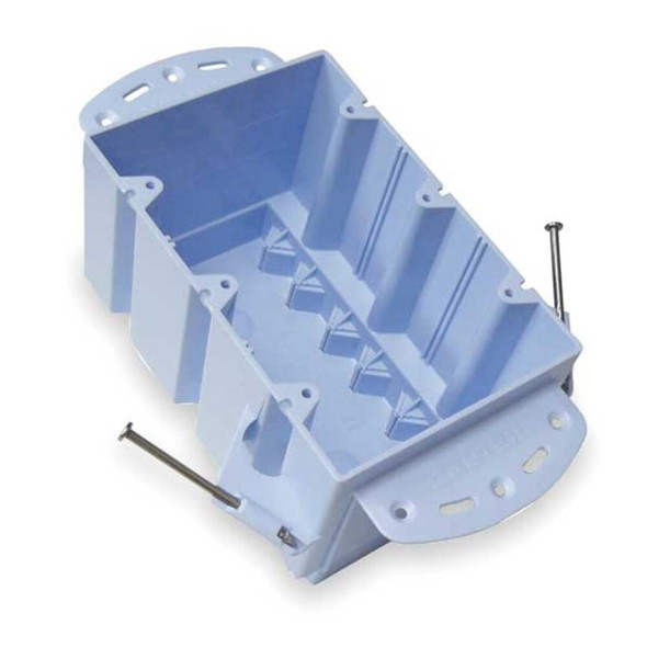 Electrical Box, 74 cu in, Switch Box Type, 3 Gangs, PVC, Rectangular Shape  EZ74TNR