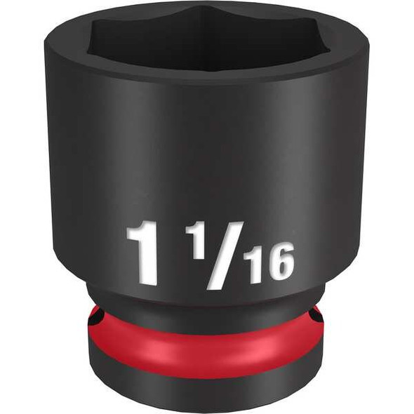 1-1/16 in. SHOCKWAVE Impact Duty 1/2 in. Drive Standard 6 Point Impact Socket