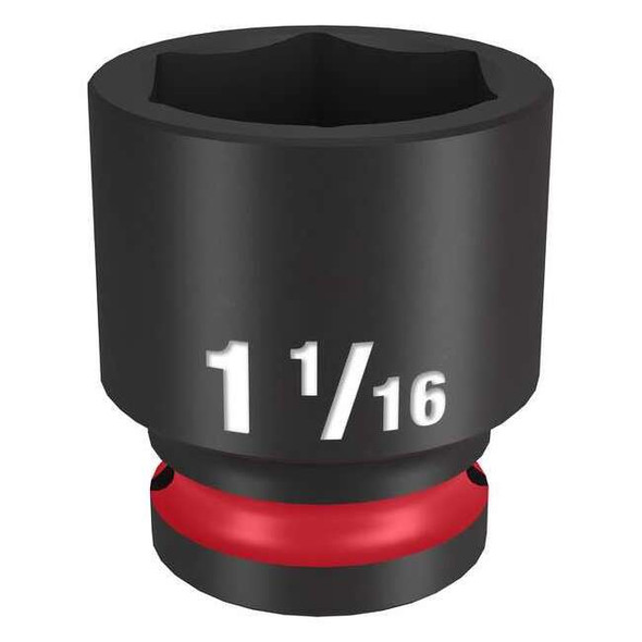 1-1/16 in. SHOCKWAVE Impact Duty 1/2 in. Drive Standard 6 Point Impact Socket