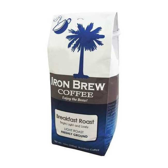 Iron Brew Coffee,0.12 oz. Net Weight,Ground B-12BR