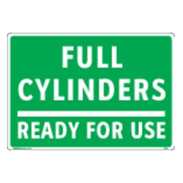 Electromark Gas Cylinder Sign Label,7 In. H,10 In. W Y626303