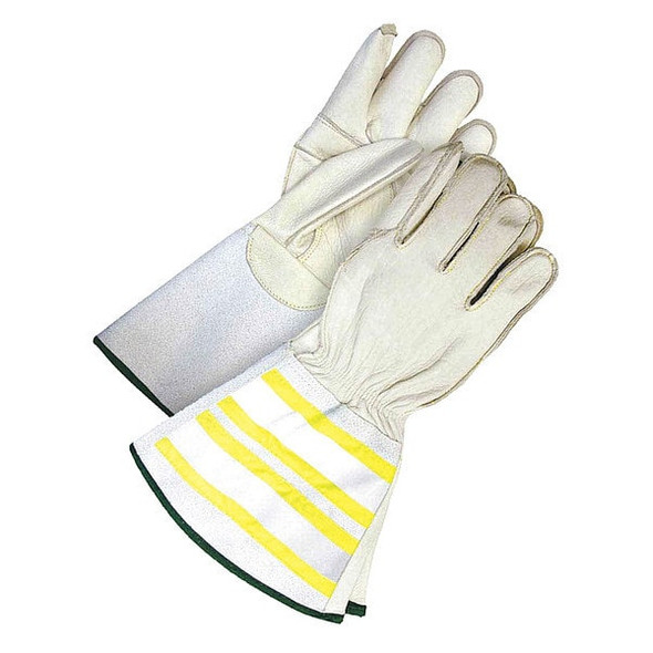 Bdg Leather Gloves,Gauntlet Cuff,M 60-1-1280-M Bdg Leather Gloves,Gauntlet Cuff,M 60-1-1280-M