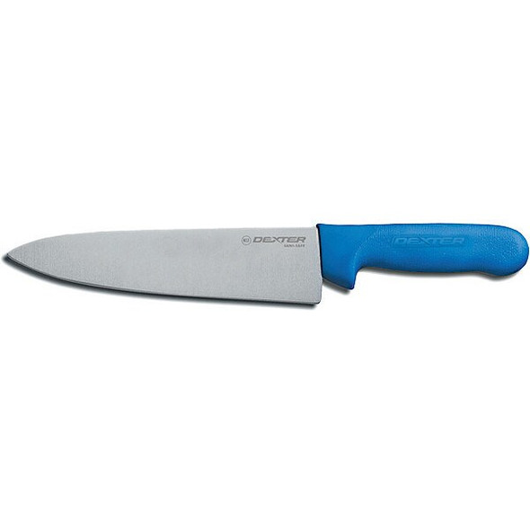 Dexter Russell Chef Knife,8" L,SS Blade,Blue 12443C
