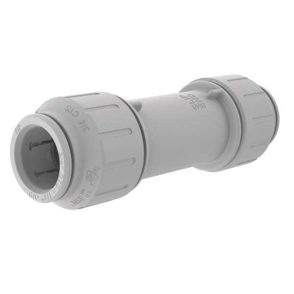 John Guest Connector,1/2 In. CTS,PEX,White 1/2SCP