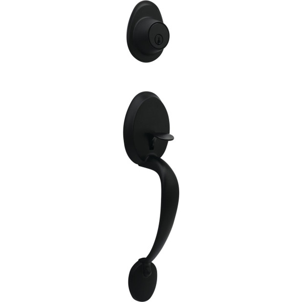 Steel Pro Matte Black Tulip Handleset HY7X9S1