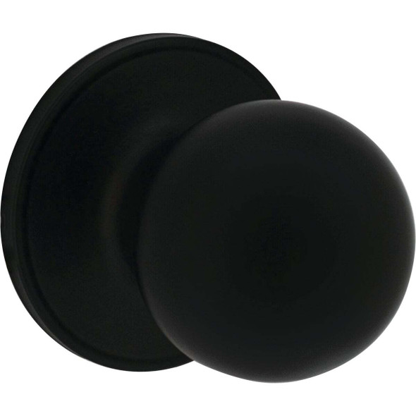 Steel Pro Matte Black Hall & Closet Door Knob TWX930B