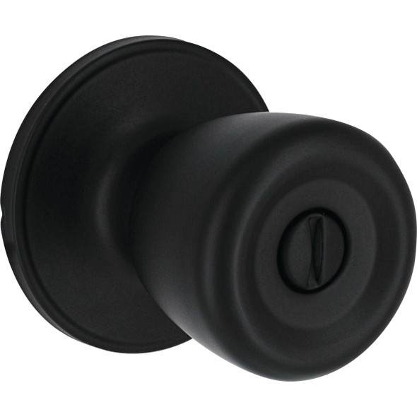 Steel Pro Matte Black Tulip Privacy Knob TRX910B