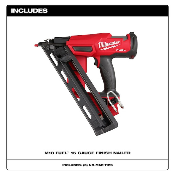 Milwaukee Tool M18 FUEL 15 Gauge Finish Nailer (Tool Only) 2839-20
