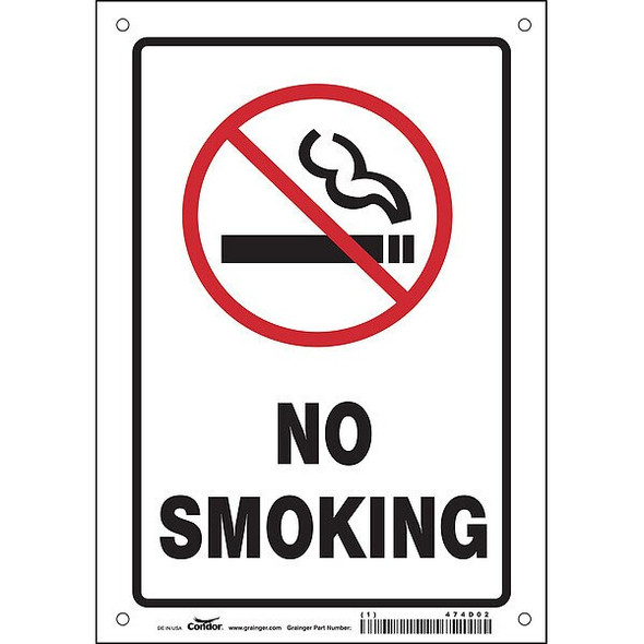Condor Safety Sign,10 in x 7 in,Fiberglass 474D02