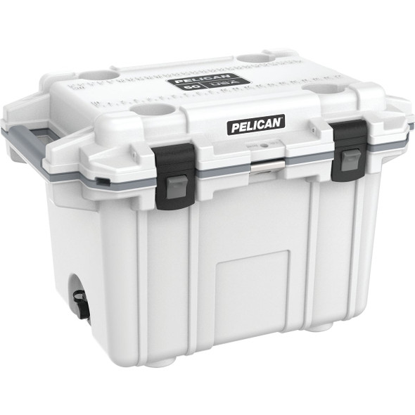 Pelican Elite 50 Qt. Cooler, White & Gray 50Q-1-WHTGRY Pelican Elite 50 Qt. Cooler, White & Gray 50Q-1-WHTGRY