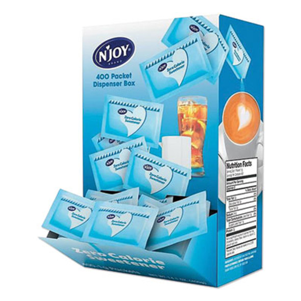 N\\'Joy Blue Aspartame Artificial Sweetener, 0.04 oz Packet, 400/Box 83219
