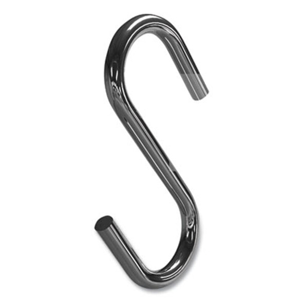 deflecto® S Hooks, Metal, Silver, 50/pack 20013
