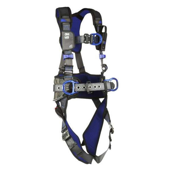 3m Dbi-Sala Harness,M,Gray,Quick-Connect,Polyester 1113216