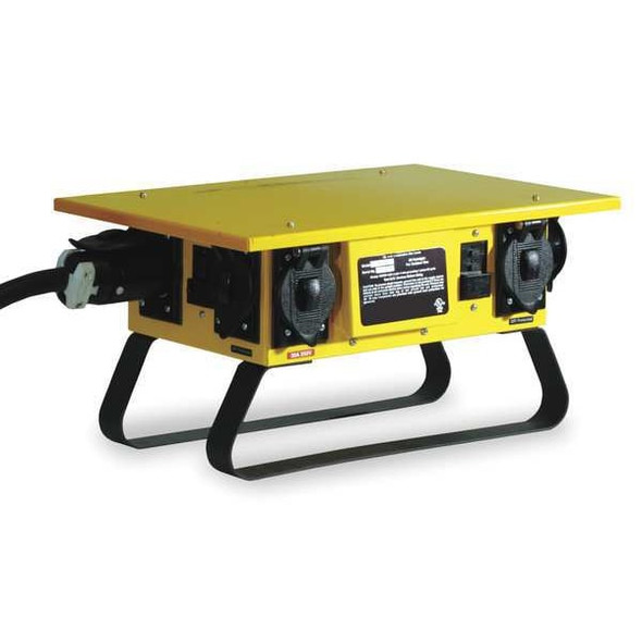 Hubbell Wiring Device-Kellems Power Distribution Box,50 AC,(6) 5-20R TPDS