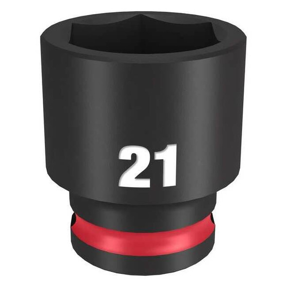 21mm SHOCKWAVE Impact Duty 3/8 in. Drive Standard 6 Point Impact Socket