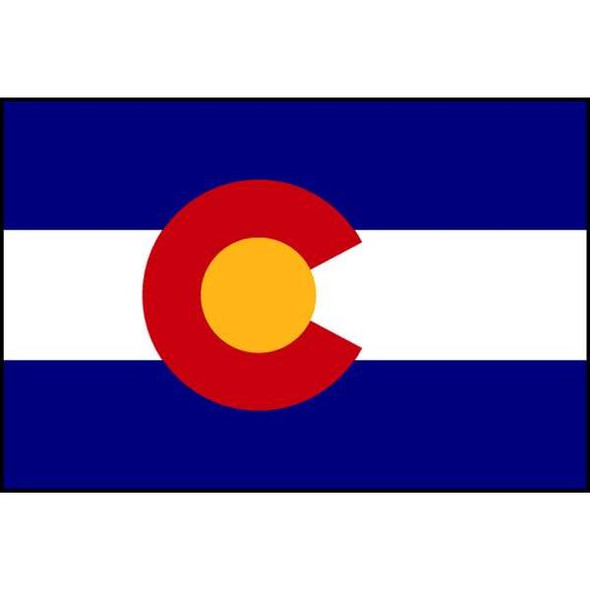 Annin Flagmakers Colorado State Flag,3x5 Ft 140660
