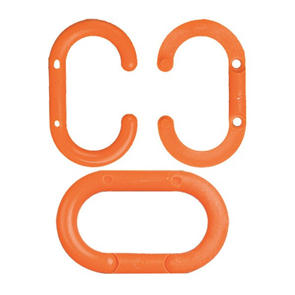Manufacturer Varies Chain Link,Orange,1-1/2" Size,Plastic 30712-10