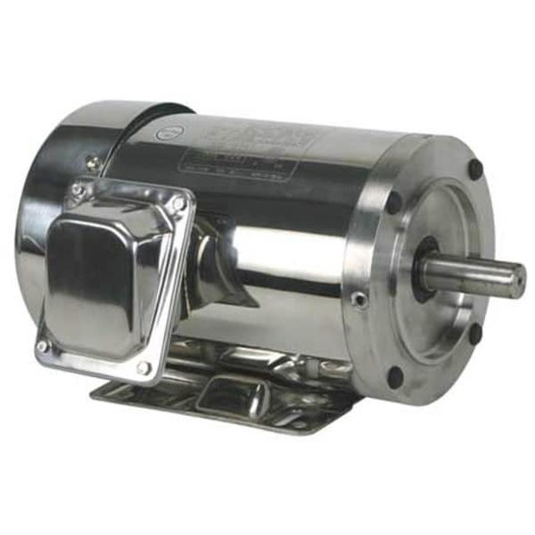 Dayton Washdown Motor,3 Ph,TEFC,2 HP,3480 rpm 4GPT3