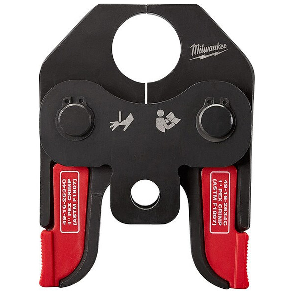 Milwaukee Tool Press Jaw,PEX,1 in Pipe 49-16-2634C