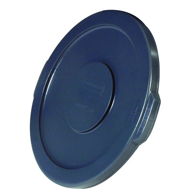 BRUTE® Round Container Lid, for 2610 10-gal Waste Containers, 16 in dia, Gray