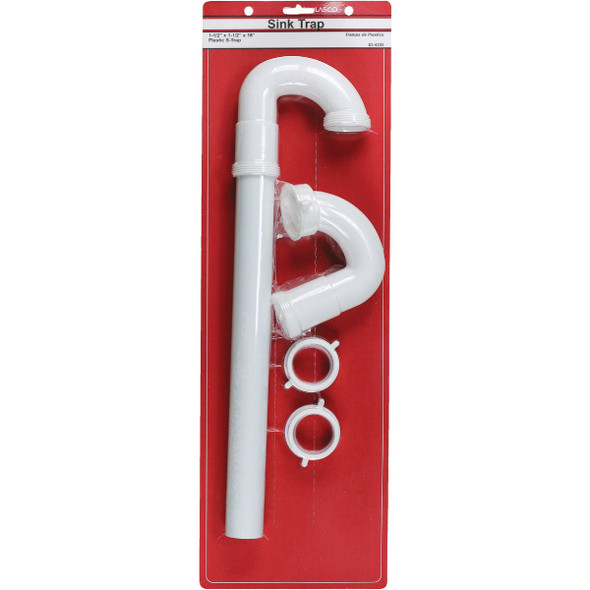 Lasco 1-1/2 In. OD White Plastic S-Trap Lasco 1-1/2 In. OD White Plastic S-Trap