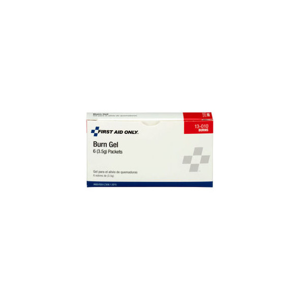 First Aid Only Burn Gel Packets 6/Box