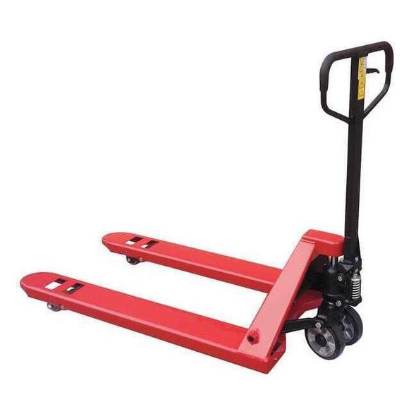 Dayton Pallet Jack,5500 lb.,Quiet,Steel,Red 32HD11
