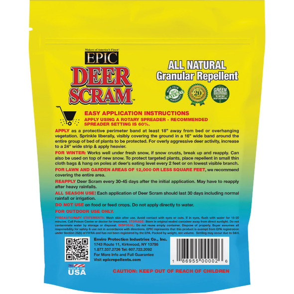 Deer Scram 6 Lb. Granular Organic Deer Repellent 10060 745734
