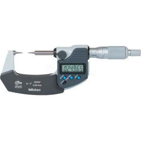 Mitutoyo 342-351-30 Digimatic 0-1""/25.4MM Point Anvil Micrometer Data Output &