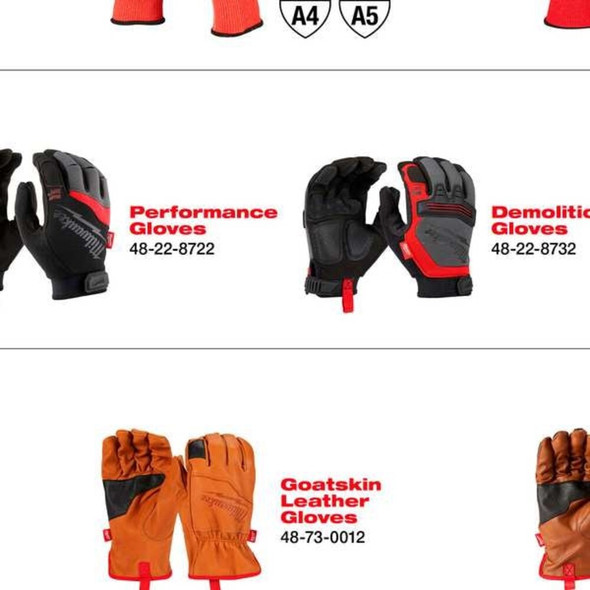 12PK High Visibility Cut Level 3 Polyurethane Dipped Gloves - XL  48-73-8933B