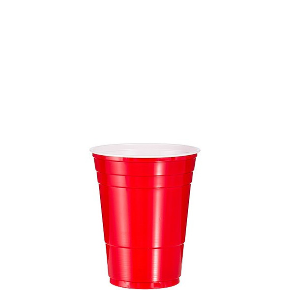 Solo Disposable Cold Cup,16 oz,Red,PK1000 P16R Solo Disposable Cold Cup,16 oz,Red,PK1000 P16R