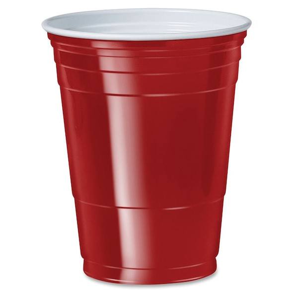 Solo Disposable Cold Cup,16 oz,Red,PK1000 P16R Solo Disposable Cold Cup,16 oz,Red,PK1000 P16R