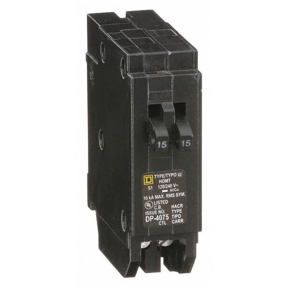 Square D Circuit Breaker,15A,Plug In,120/240V,1P HOMT1515 Square D Circuit Breaker,15A,Plug In,120/240V,1P HOMT1515