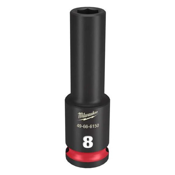 8mm SHOCKWAVE Impact Duty 3/8 in. Drive Deep Well 6 Point Impact Socket