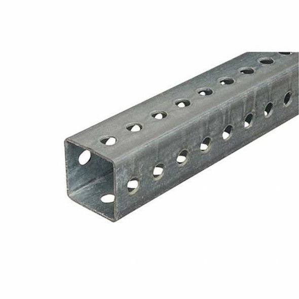 Accuform Square Post,6 ft,Silver HSP139