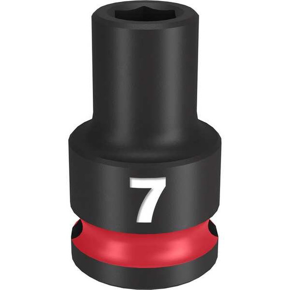 7mm SHOCKWAVE Impact Duty 3/8 in. Drive Standard 6 Point Impact Socket