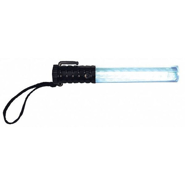 Emi LED Safety Baton, Black+Clear, HighImpact ABS Plastic, 13 1/2 in Length 2090