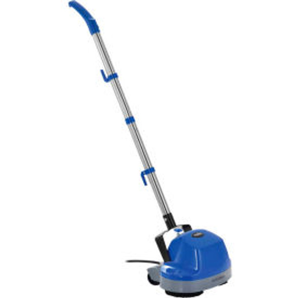 Global Industrial Mini Floor Scrubber With Floor Pads 11"" Cleaning Path