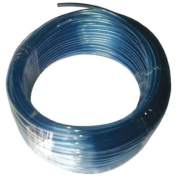 Manufacturer Varies Tubing,2.5 IDx4mm OD,100 Ft,Clear Blue 1PBR3