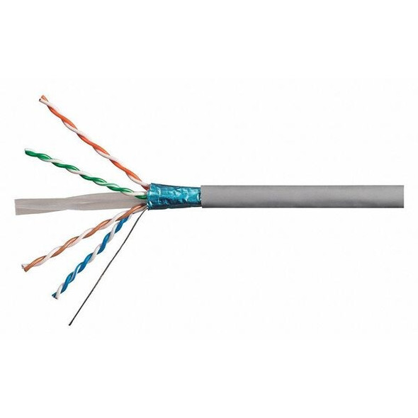 Monoprice Data Cable,1000 ft. L,Gray Jacket 18610
