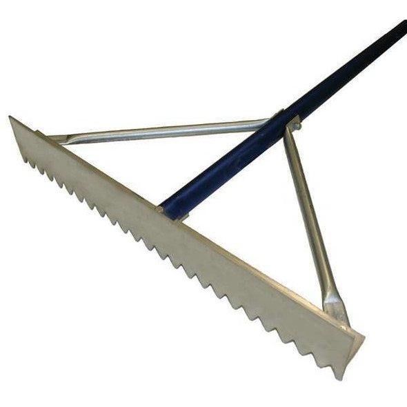 Kraft Tool Asphalt Rake,Magnesium,37 Tines,7 ft. GG626