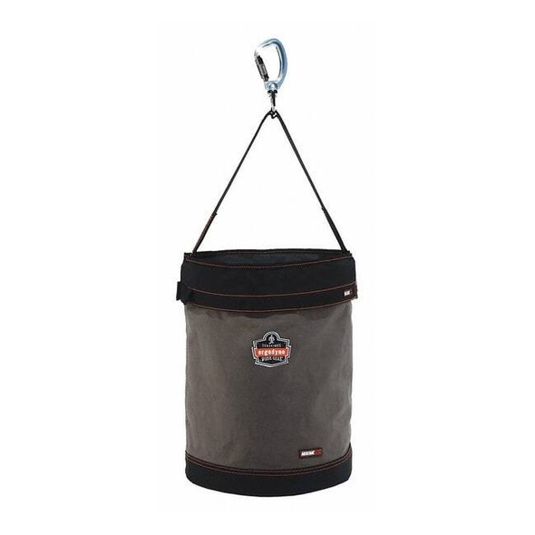 Ergodyne Bucket Bag, Gray, Canvas, 0 Pockets 5945T