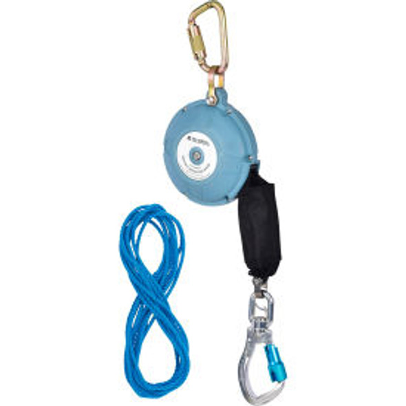 Global Industrial 20'L Contractor Self Retracting Lifeline Dyneema Web Aluminum Global Industrial 20'L Contractor Self Retracting Lifeline Dyneema Web Aluminum