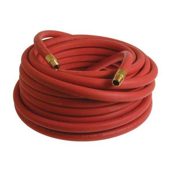 Continental 3/4" x 100 ft EPDM Coupled Air Hose 250 psi Red HZR07525-100-11-G