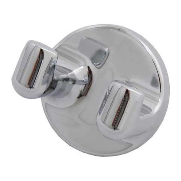 Manufacturer Varies Bathroom Hook,Zinc,Polished,2 1/8 in W 04-8402