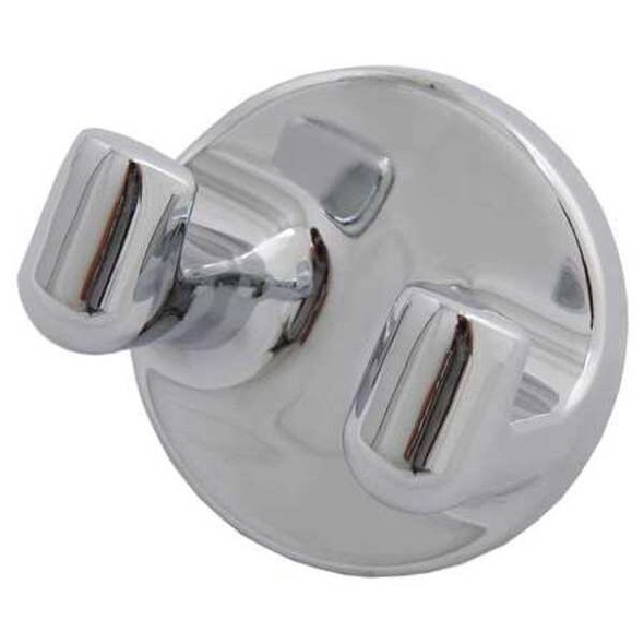 Manufacturer Varies Bathroom Hook,2 Hook,1-3/4In D,Chrome 04-8402